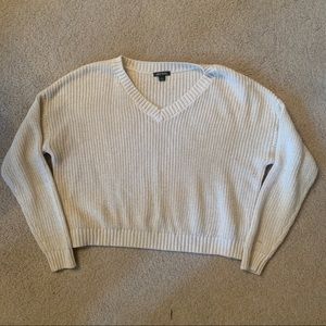 Cream cropped sweater